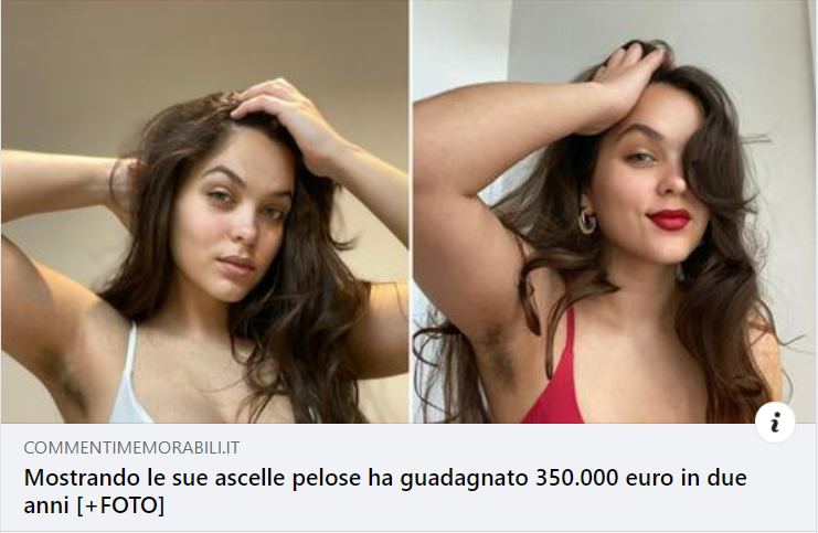 File:Mostrando le sue ascelle pelose ha guadagnato 350.000 euro in due anni.png
